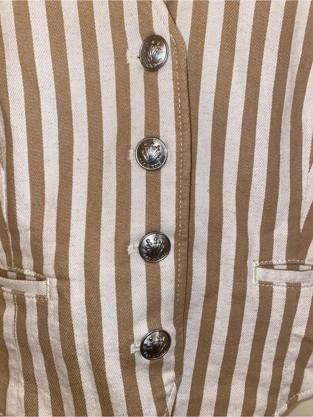 Rag & Bone Ethel Striped Denim Vest - Picture 4 of 7